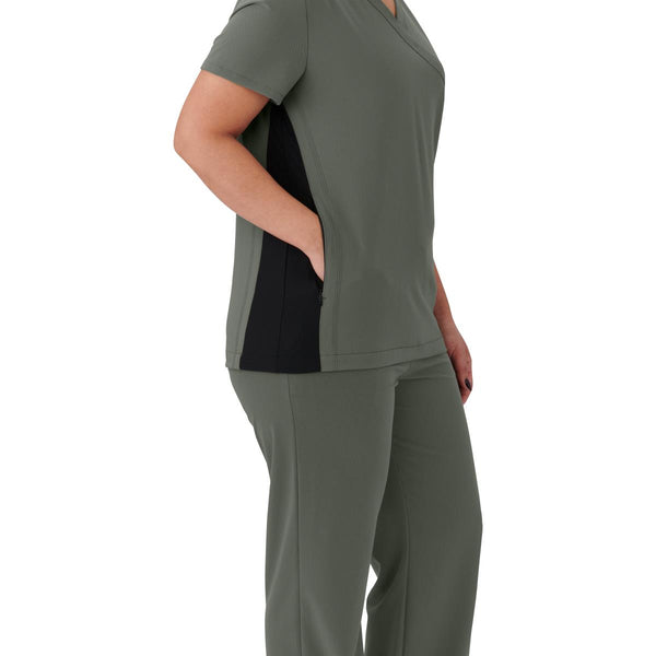 Staten AVE Women's Scrub Top, Olive, Size XL, 1/EA  (4865OLVXL) Each