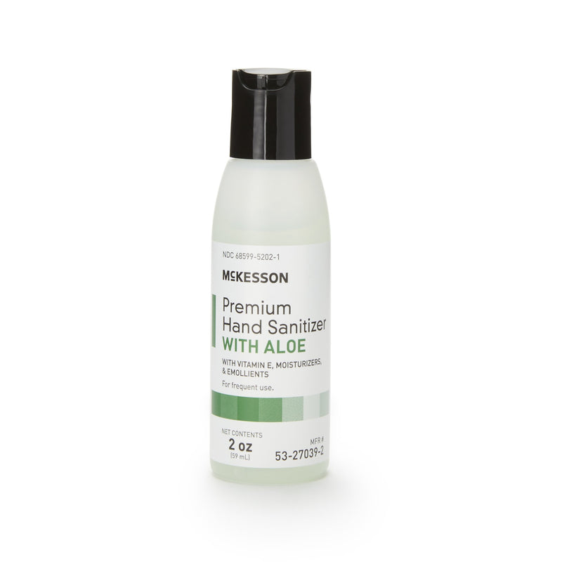 McKesson Premium Hand Sanitizer with Aloe 2 oz. Ethyl Alcohol Gel Bottle (937912_EA) 1/EA