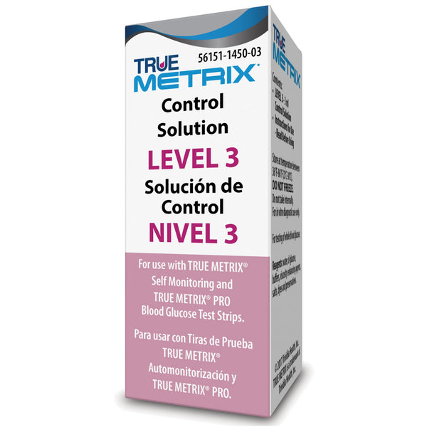 TRUE METRIX® Blood Glucose Control Solution 3 mL Level 3 (1116266_EA) 1/EA