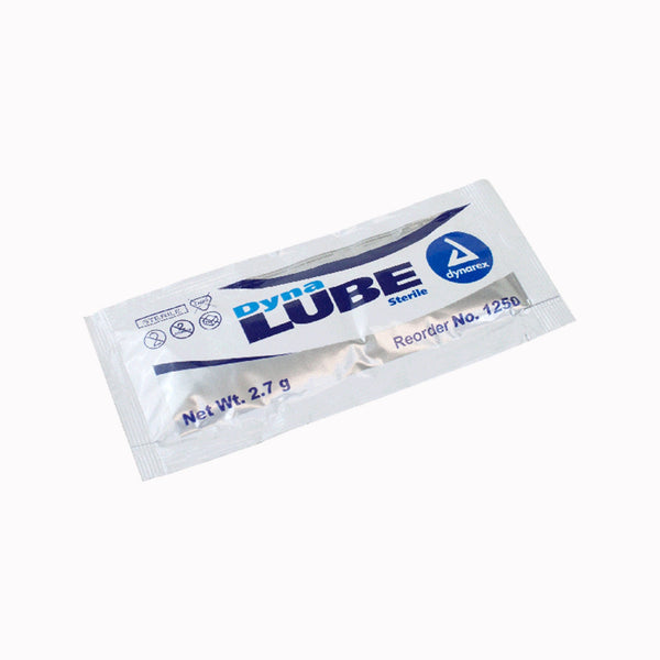 DynaLube Lubricating Jelly 2.7 Gram Individual Packet Sterile (746741_CS) 1728/CS