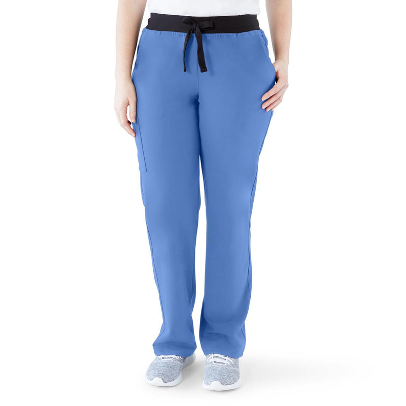 Varick AVE Women's Straight Leg Scrub Pant, Ceil Blue, 4XL, 1/EA  (4913CBL4XL) Each