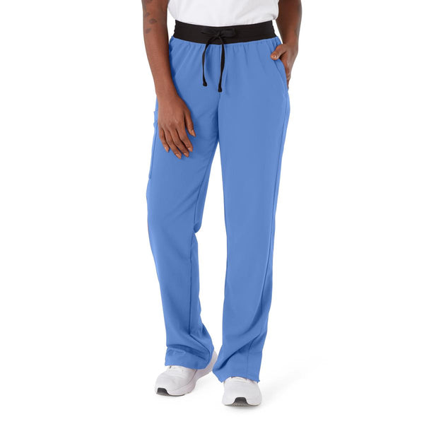 Varick AVE Women's Scrub Pants, Petite, Ceil Blue, Size S, 1/EA  (4913CBLSP) Each