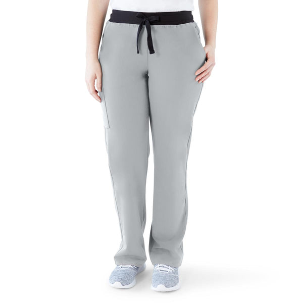 Varick AVE Women's Scrub Pants, Petite, Gray, Size L, 1/EA  (4913GRYLP) Each