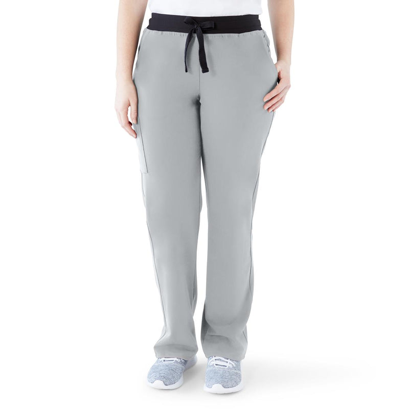 Varick AVE Women's Scrub Pants, Petite, Gray, Size 3XL, 1/EA  (4913GRYXXXLP) Each