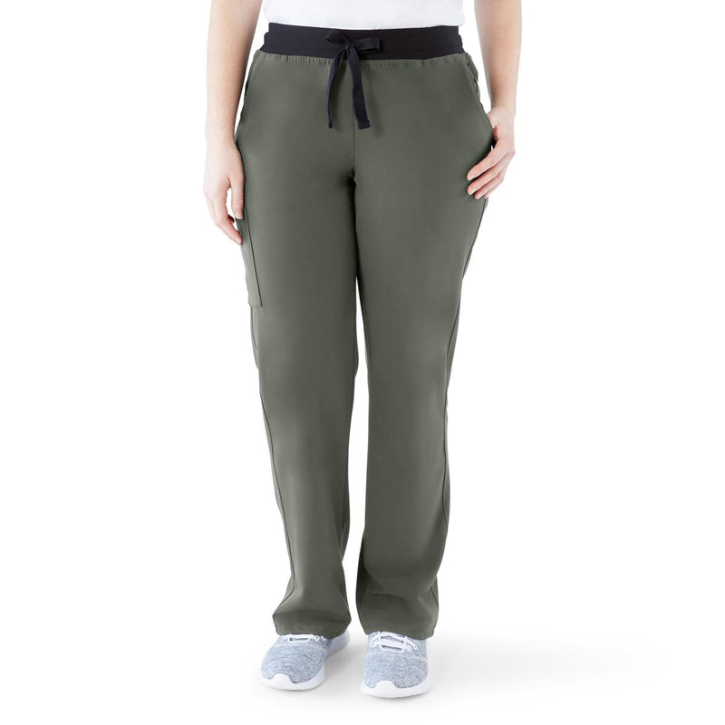 Varick AVE Women's Straight Leg Scrub Pant, Olive, 4XL, 1/EA  (4913OLV4XL) Each