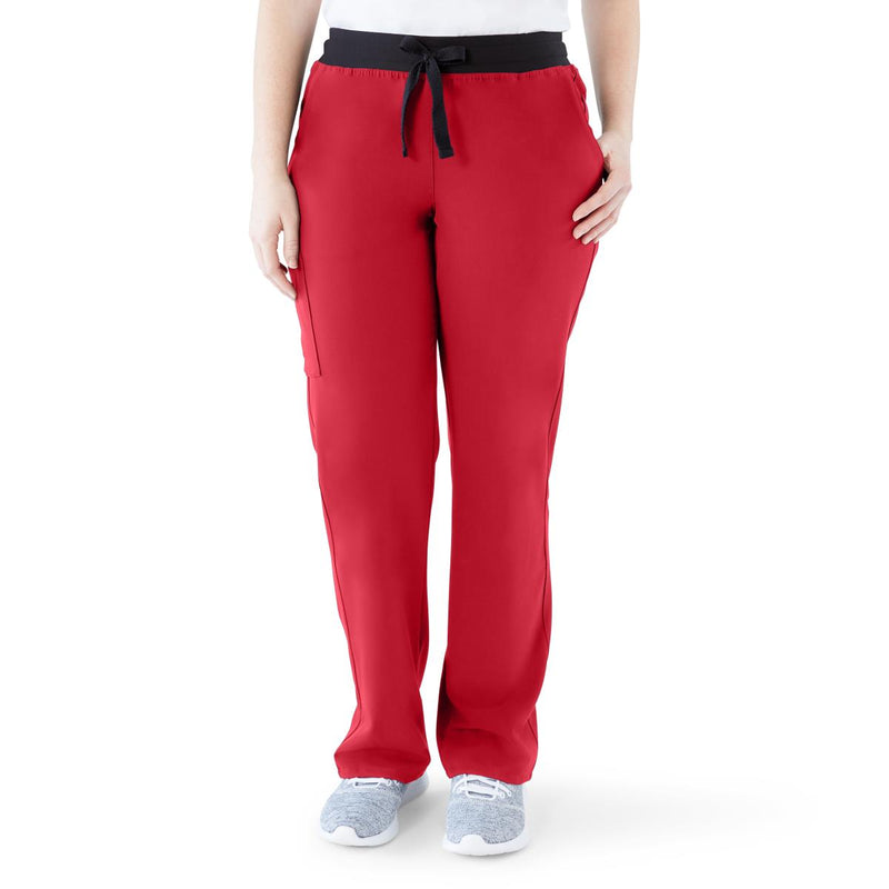 Varick AVE Women's Straight Leg Scrub Pant, Red, 4XL, 1/EA  (4913RED4XL) Each