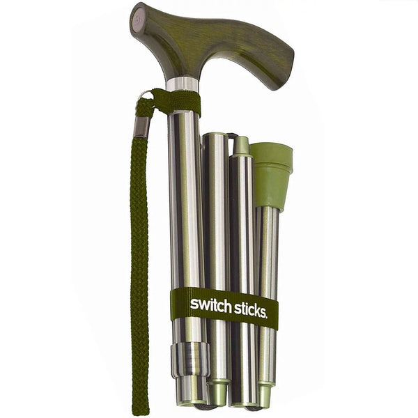 Switch Sticks® Folding Cane Aluminum 32 to 37 Inch Height Huntington Print (1049990_EA) 1/EA
