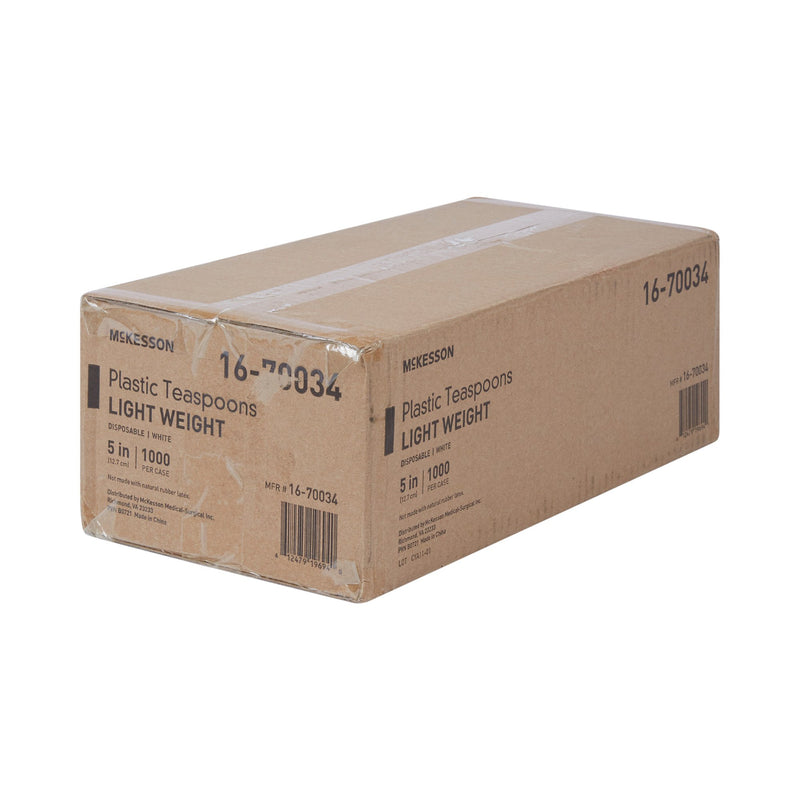 McKesson Teaspoon General Purpose White Polypropylene (491977_CS) 1/CS