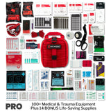 My Medic™ MYFAK Pro First Aid Kit Red Nylon Bag (1207716_EA) 1/EA