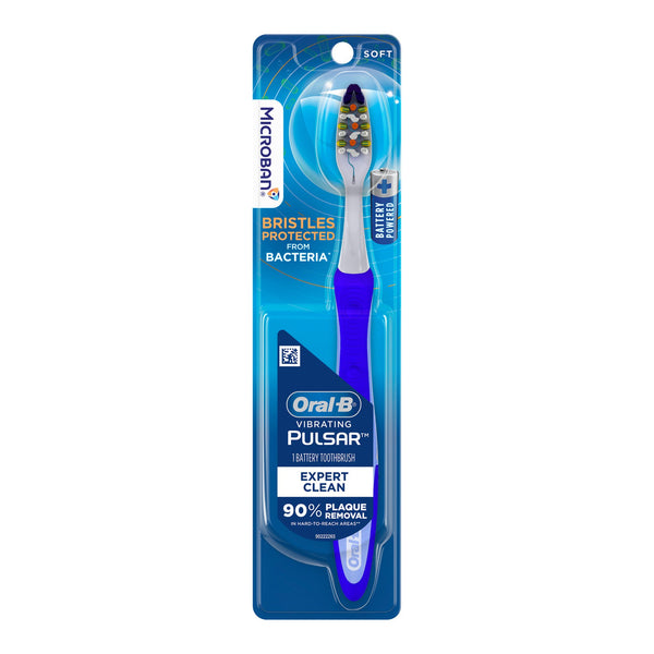 Oral-B Pulsar Toothbrush Blue / White Adult Soft (1231760_EA) 1/EA