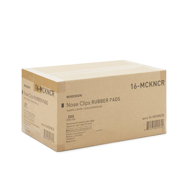 McKesson Nose Clip Rubber, Disposable, White Plastic For Spirometry (1091611_CS) 200/CS