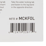 McKesson Leg Strap 2 X 24 Inch Length, Dual-Locking Tabs, Stretch Material, Hook and Loop Closure, Nonsterile (1107740_BG) 1/BG
