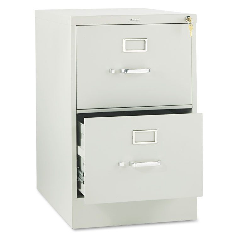 HON® 310 Series Vertical File, 2 Legal-Size File Drawers, Light Gray, 18.25" x 26.5" x 29" (HON312CPQ)