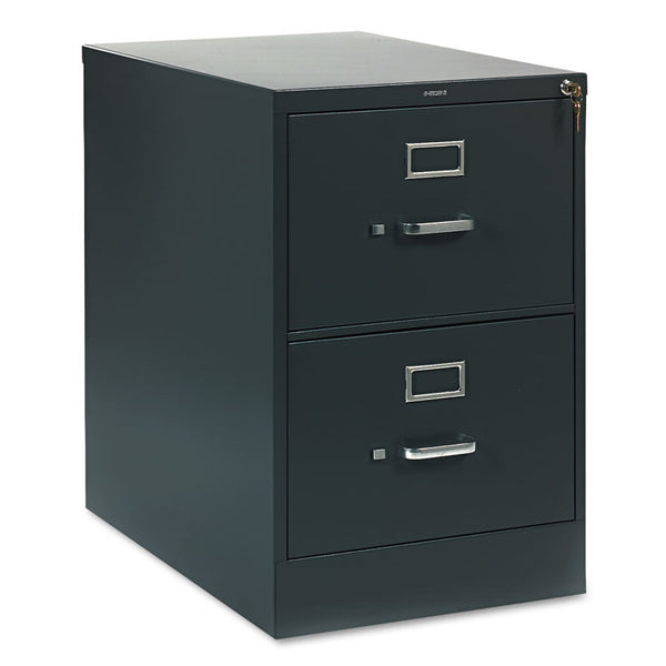 HON® 310 Series Vertical File, 2 Legal-Size File Drawers, Charcoal, 18.25" x 26.5" x 29" (HON312CPS)