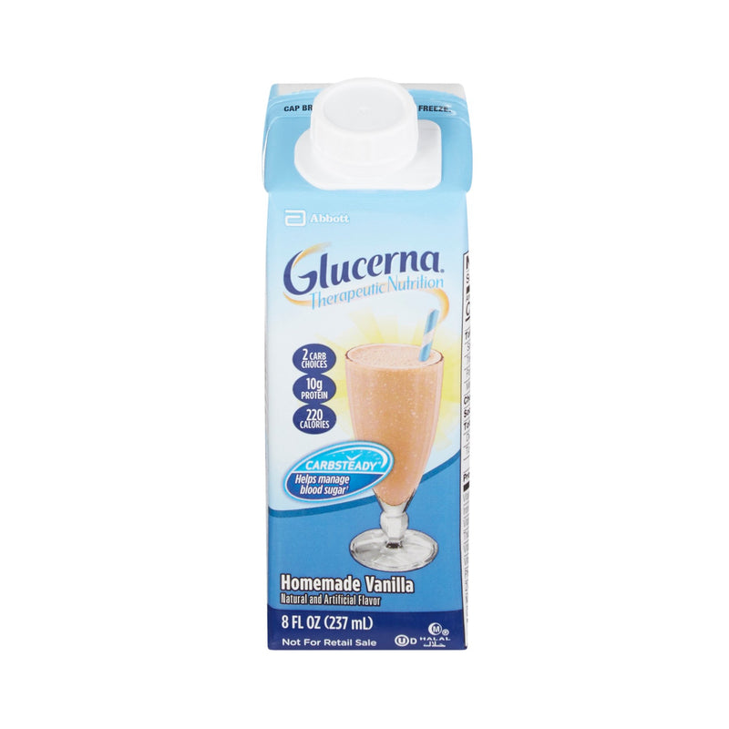 Glucerna® Therapeutic Nutrition Shake Oral Supplement Vanilla Flavor Liquid 8 oz. Carton (1048237_EA) 1/EA