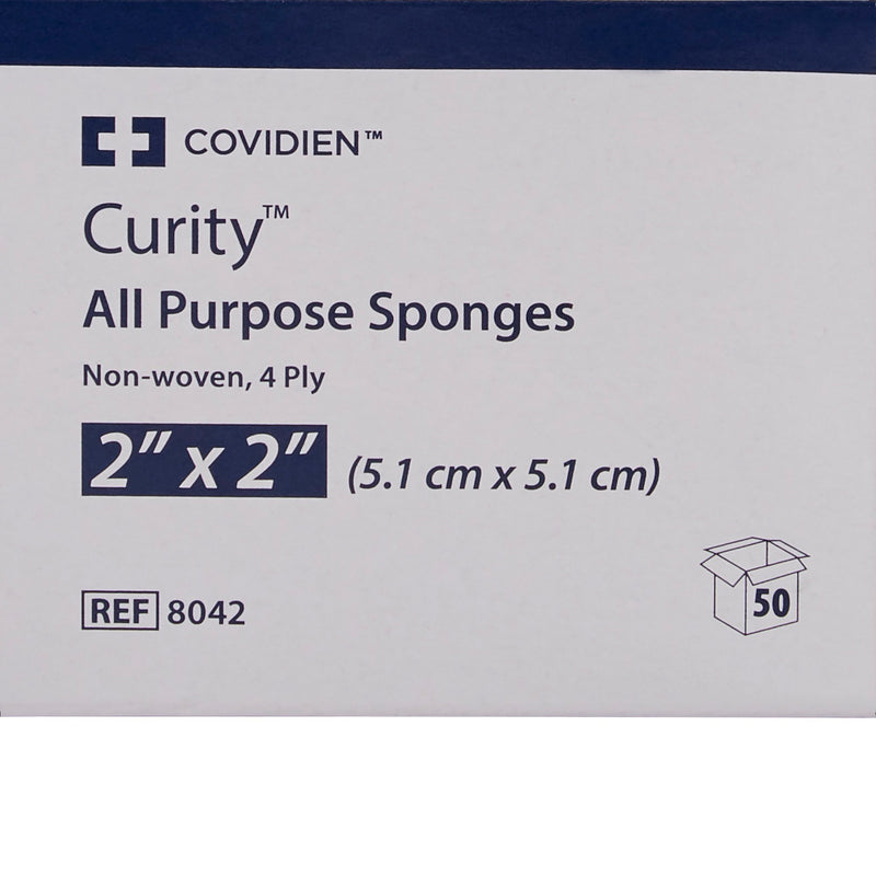 Curity™ Nonwoven Sponge 2 X 2 Inch 4-Ply Sterile 2 per Pack (529380_TR) 25/TR