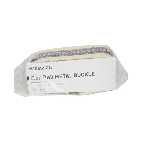 McKesson Gait Belt 60 Inch Length Fiesta Design Polyester (864669_CS) 48/CS