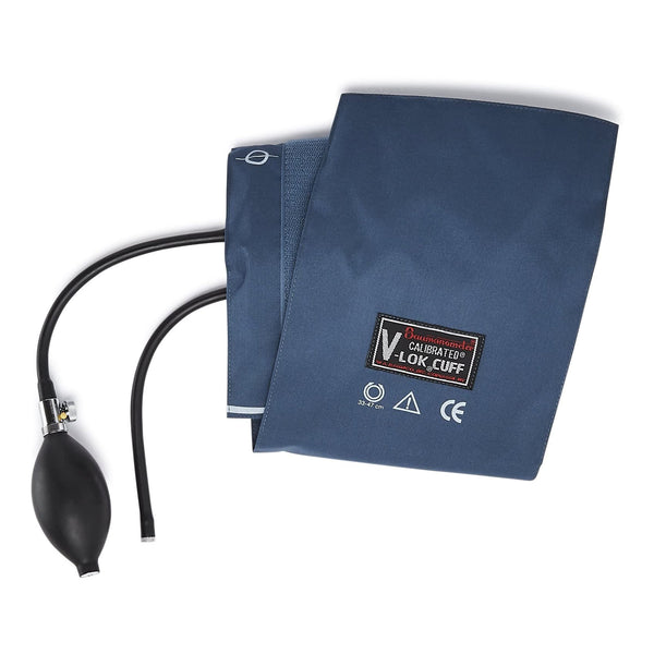 Calibrated® V-Lok® Reusable Blood Pressure Cuff and Bulb 25 to 35 cm Arm Polyester Fabric Cuff Adult Cuff (29027_EA) 1/EA