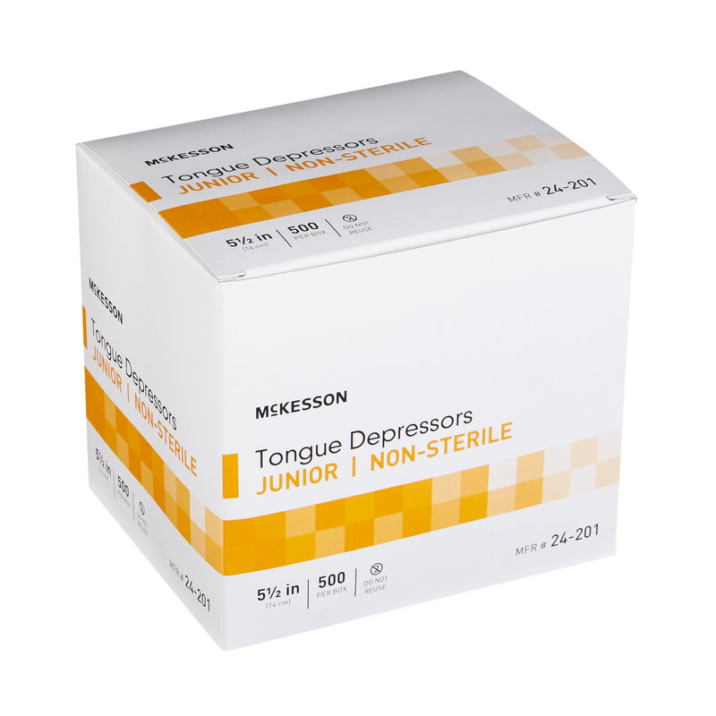 McKesson Tongue Depressor 5-1/2 Inch Length Wood Junior (508717_CS) 10/CS