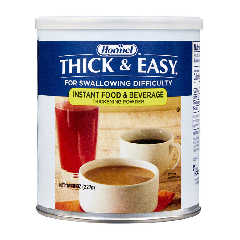 Thick & Easy® Food and Beverage Thickener 8 oz. Canister Unflavored Powder IDDSI Level 0 Thin (579399_CS) 12/CS