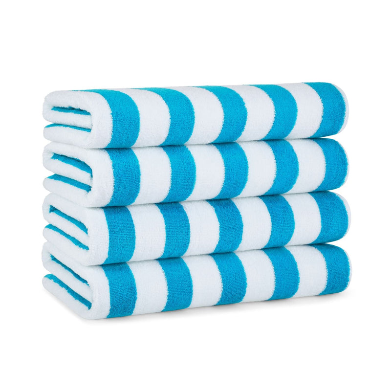 Arkwright Home Cali-Cabana Beach Towel 30x60 Blue (4/Pack) (P-CALICABANA-BLUE) 4/PK