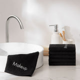 Hospeco® Cotton Makeup Washcloth 13x13 Black, 144/Case (HOSMAKEUP-13X13-CS) Case of 144