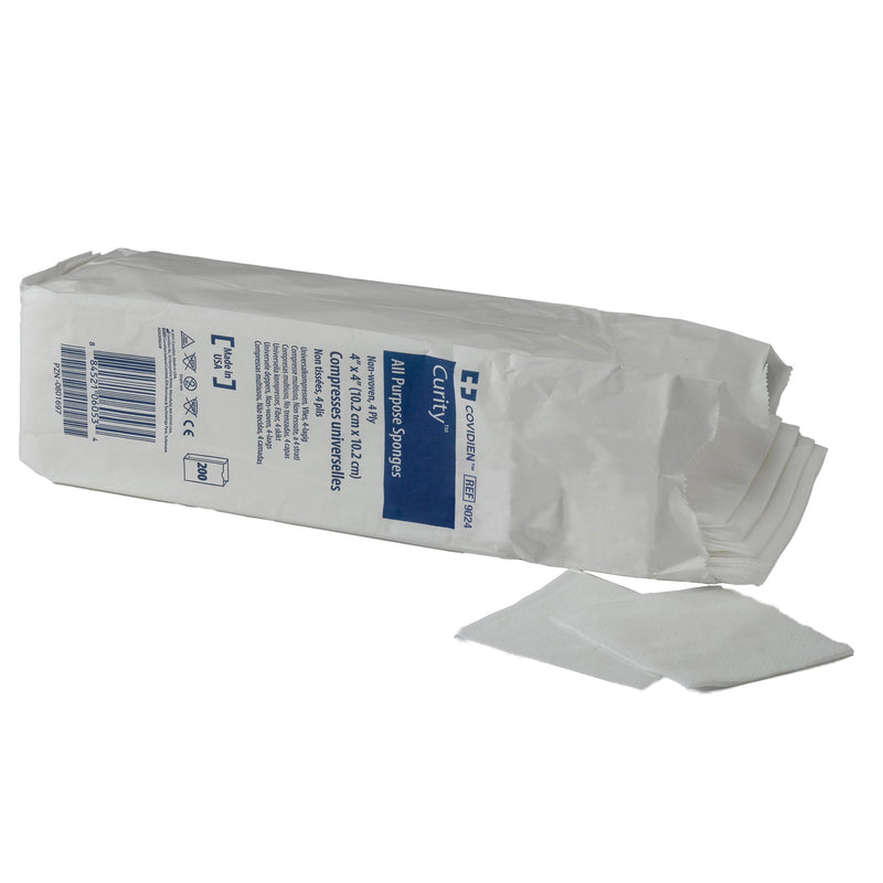 Curity™ Nonwoven Sponge 2 X 2 Inch 3-Ply NonSterile 200 per Pack (184059_CS) 5000/CS