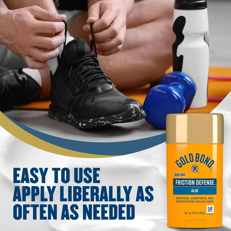 Gold Bond® Friction Defense Hand and Body Moisturizer 1.75 oz. Stick Unscented Solid (1230695_EA) 1/EA