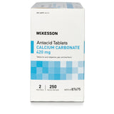 McKesson Brand Antacid 420 mg Strength Tablet 250 Packets per Box, 2 Tablets per Packet (1111738_CS) 3000/CS