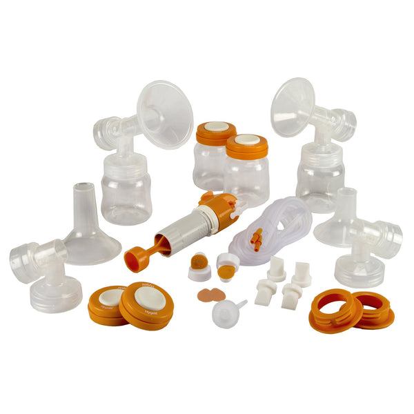 Hygeia Deluxe Breast Pump Personal Accessory Kit For Medela Lactina, EnJoye, EnDeare Breast Pumps (1139007_BX) 20/BX