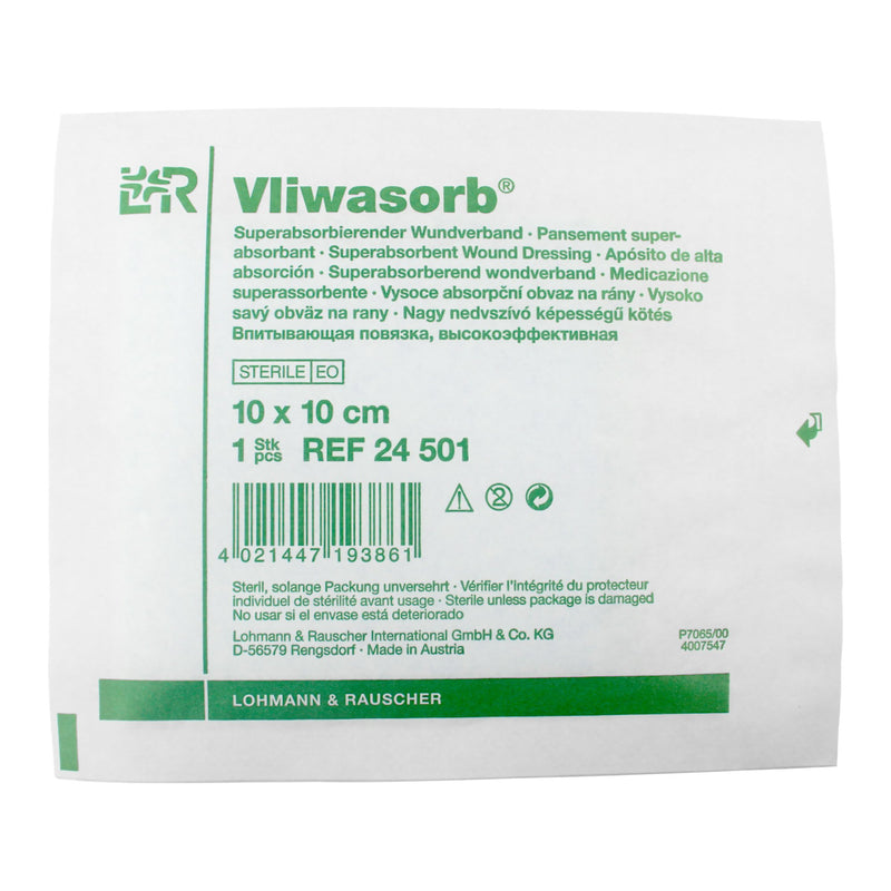 Vliwasorb® Super Absorbent Dressing 4 X 4 Inch Square (1117491_BX) 10/BX