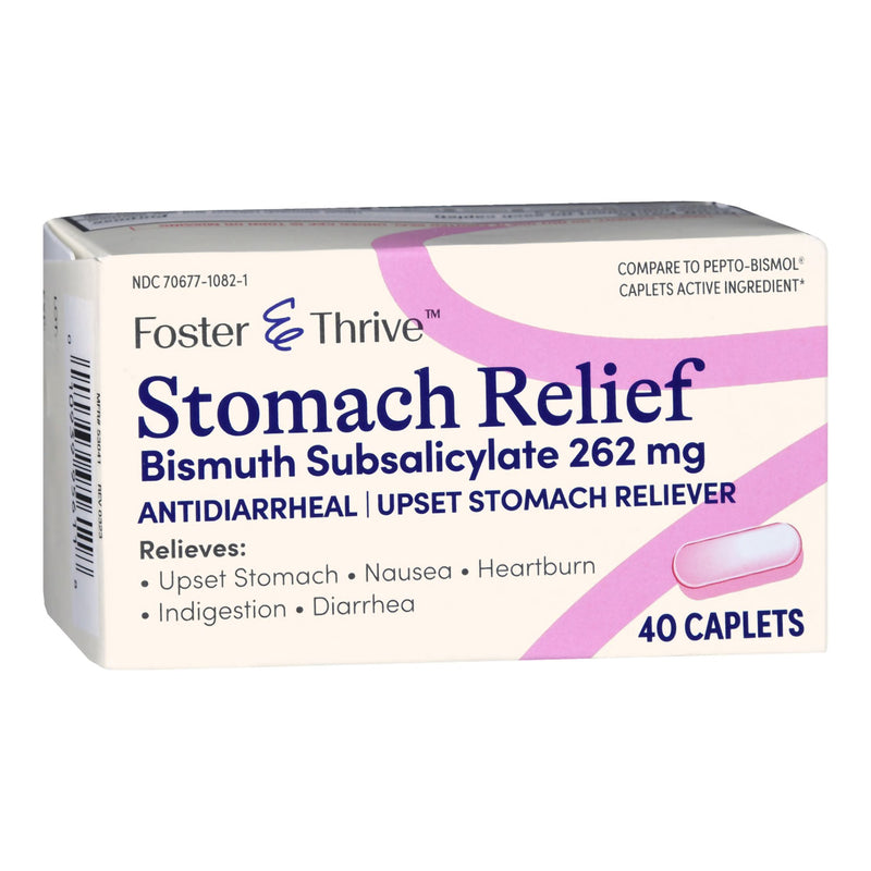 Foster & Thrive™ Anti-Diarrheal 262 mg Strength Caplet 40 per Bottle (1235108_BT) 1/BT