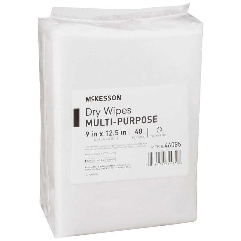 McKesson Task Wipe Medium Duty 48 Count Poly Pack 9 X 12-1/2 Inch NonSterile Disposable (864655_PK) 48/PK