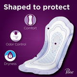 Poise® Bladder Control Pad 11 Inch Light Absorbency Polymer Core One Size Fits Most (1090350_CS) 96/CS