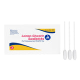 Dynarex® Lemon Glycerin Swabstick Foam Tip 3 per Pack (530231_CS) 250/CS