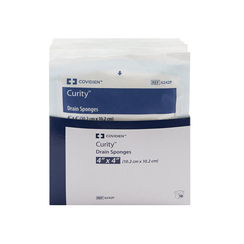Curity™ Drain Sponge Nonwoven 4 X 4 Inch Sterile (685514_PK) 1/PK