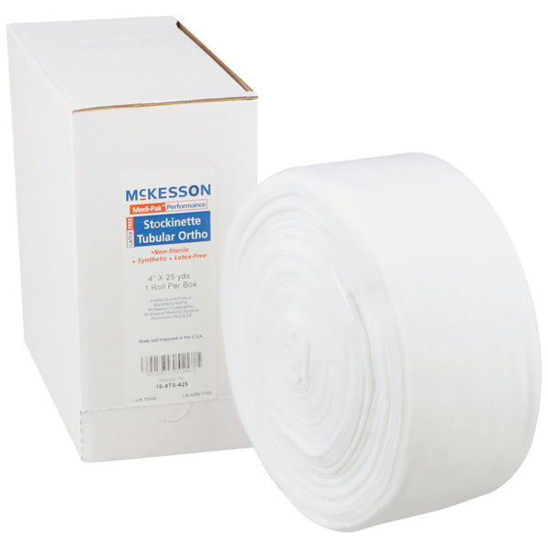 McKesson Stockinette Tubular 4 Inch X 25 Yard Polyester NonSterile (457644_CS) 10/CS