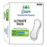 TotalDry™ Bladder Control Pad 16-1/2 Inch Length Heavy Absorbency Polymer Core Regular (975712_BG) 20/BG