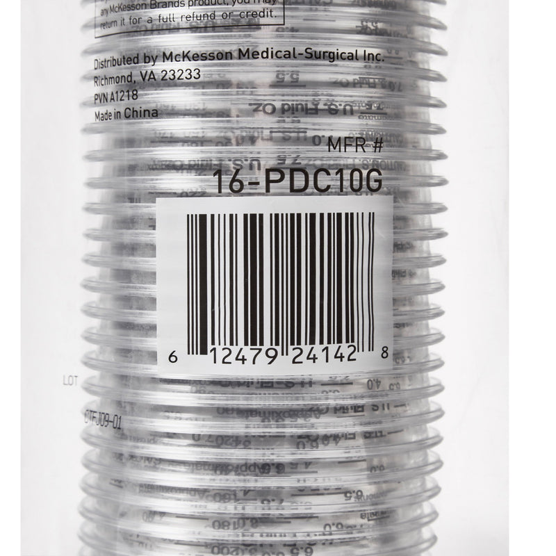 McKesson Drinking Cup 10 oz. Clear Polyethylene Disposable (1127772_CS) 1000/CS