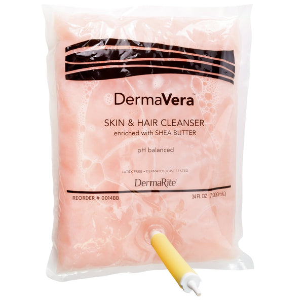 DermaVera® Shampoo and Body Wash 1,000 mL Dispenser Refill Bag Scented (576311_CS) 10/CS