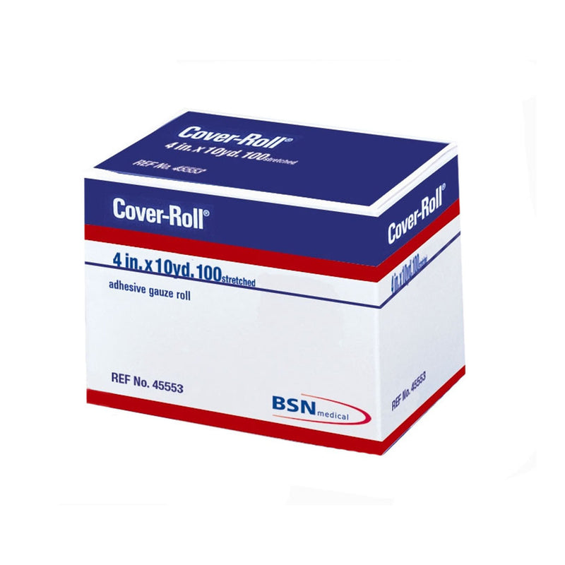 Cover-Roll® Stretch Dressing Retention Tape with Liner White 4 Inch X 10 Yard Nonwoven Polyester NonSterile (191704_BX) 1/BX