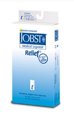 Jobst® Relief Compression Stocking Thigh High Large Beige Open Toe (903636_PR) 1/PR