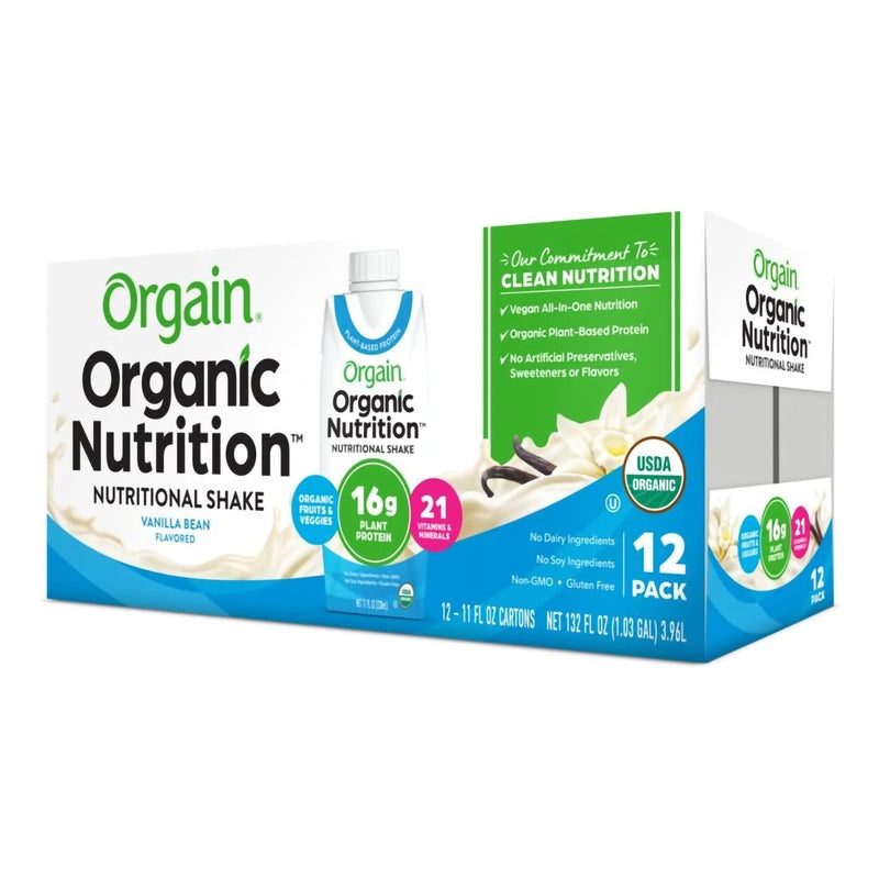 Organic Nutrition™ Vegan Oral Supplement Vanilla Bean Flavor Liquid 11 oz. Carton (1112296_EA) 1/EA