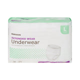 McKesson Unisex Adult Absorbent Underwear Pull On with Tear Away Seams Large Disposable Heavy Absorbency (1123839_CS) 56/CS