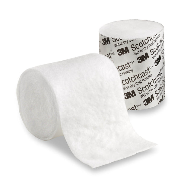 3M™ Scotchcast™ Wet or Dry Cast Padding Water Resistant 3 Inch X 4 Yard Polypropylene / Polyethylene Knit / Nonwoven Fibers NonSterile (540045_CS) 4/CS