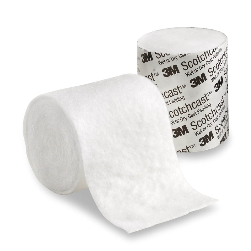 3M™ Scotchcast™ Wet or Dry Cast Padding Water Resistant 3 Inch X 4 Yard Polypropylene / Polyethylene Knit / Nonwoven Fibers NonSterile (540045_CS) 4/CS