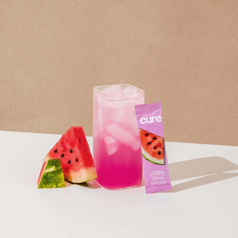 Cure® Oral Electrolyte Solution Watermelon Flavor 7.6 Gram Electrolyte (1256706_PK) 14/PK
