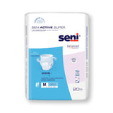 Seni® Active Super Unisex Adult Absorbent Underwear Pull On with Tear Away Seams Medium Disposable Moderate Absorbency (1163849_PK) 20/PK