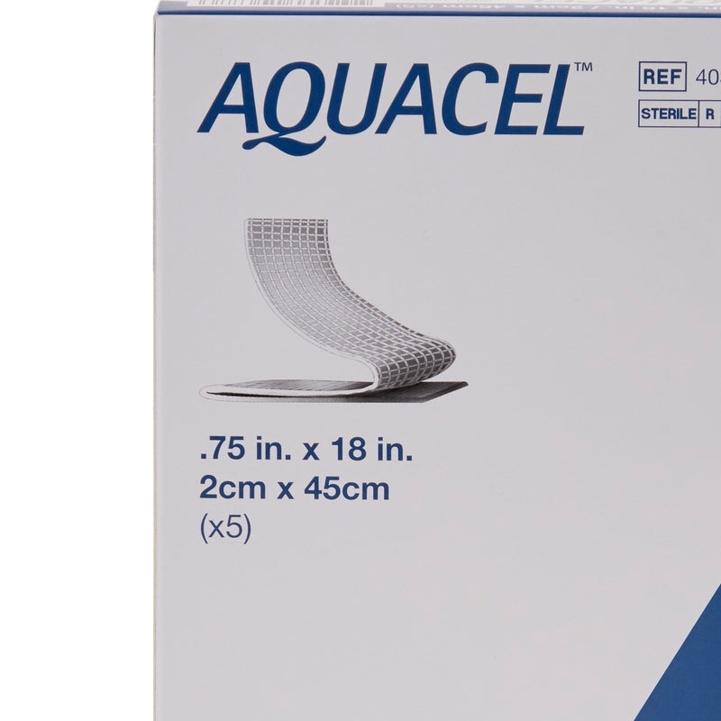 Aquacel® Ribbon Gelling Fiber Wound Dressing 3/4 X 18 Inch Ribbon Sterile (689147_BX) 5/BX