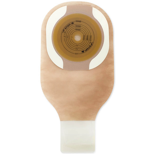 Premier™ Ostomy Pouch One-Piece System 12 Inch Length Convex, Trim to Fit Up to 2-1/8 Inch Stoma Drainable (987814_BX) 5/BX